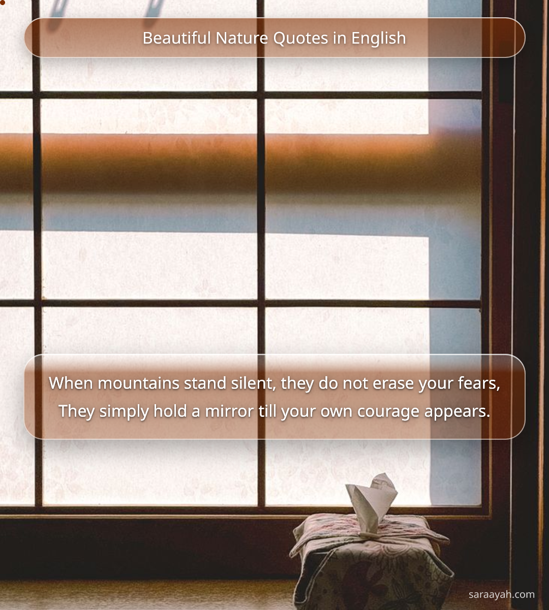 Beautiful Nature Quotes in English