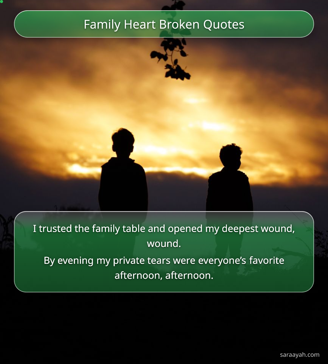 Family Heart Broken Quotes