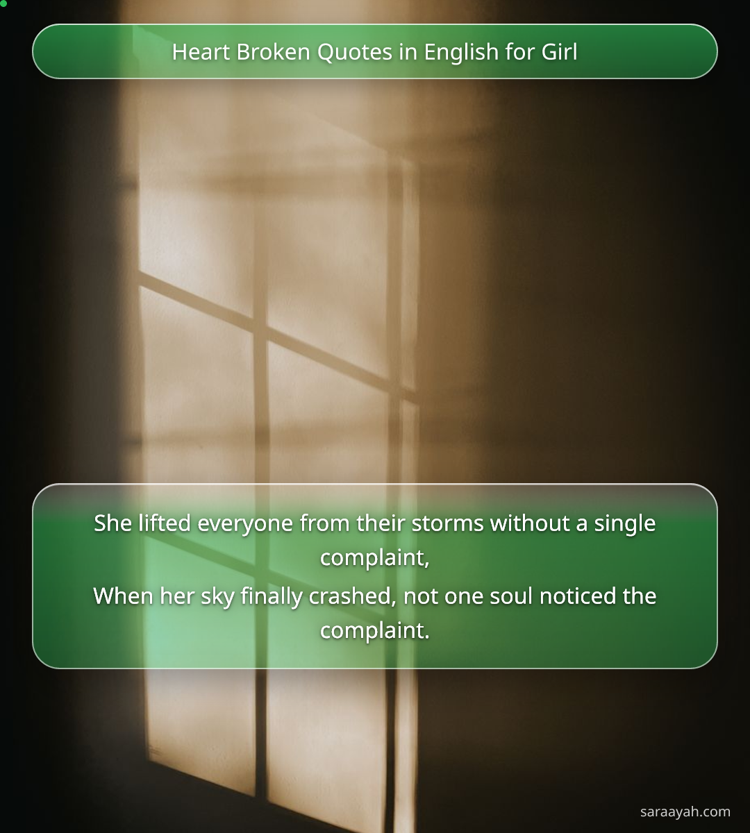 Heart Broken Quotes in English for Girl