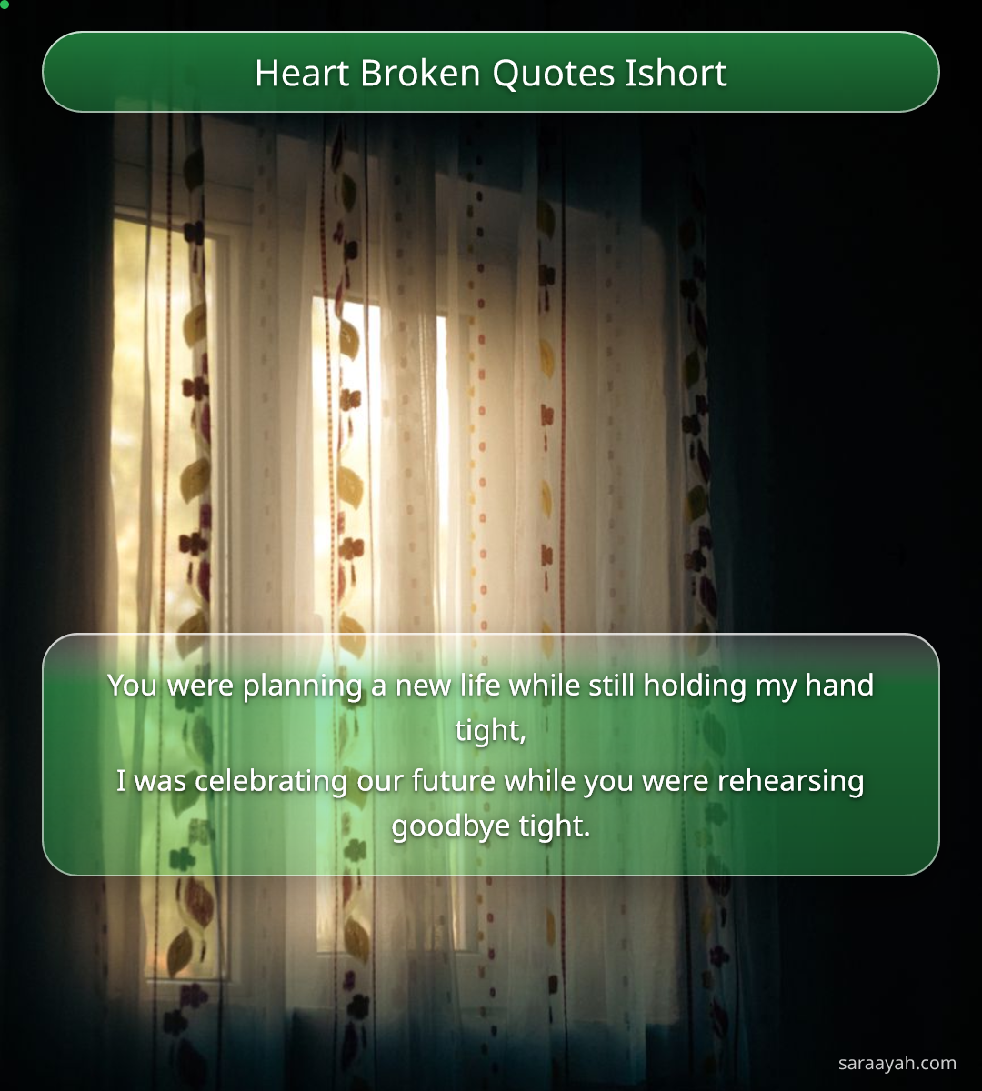 Heart Broken Quotes Ishort