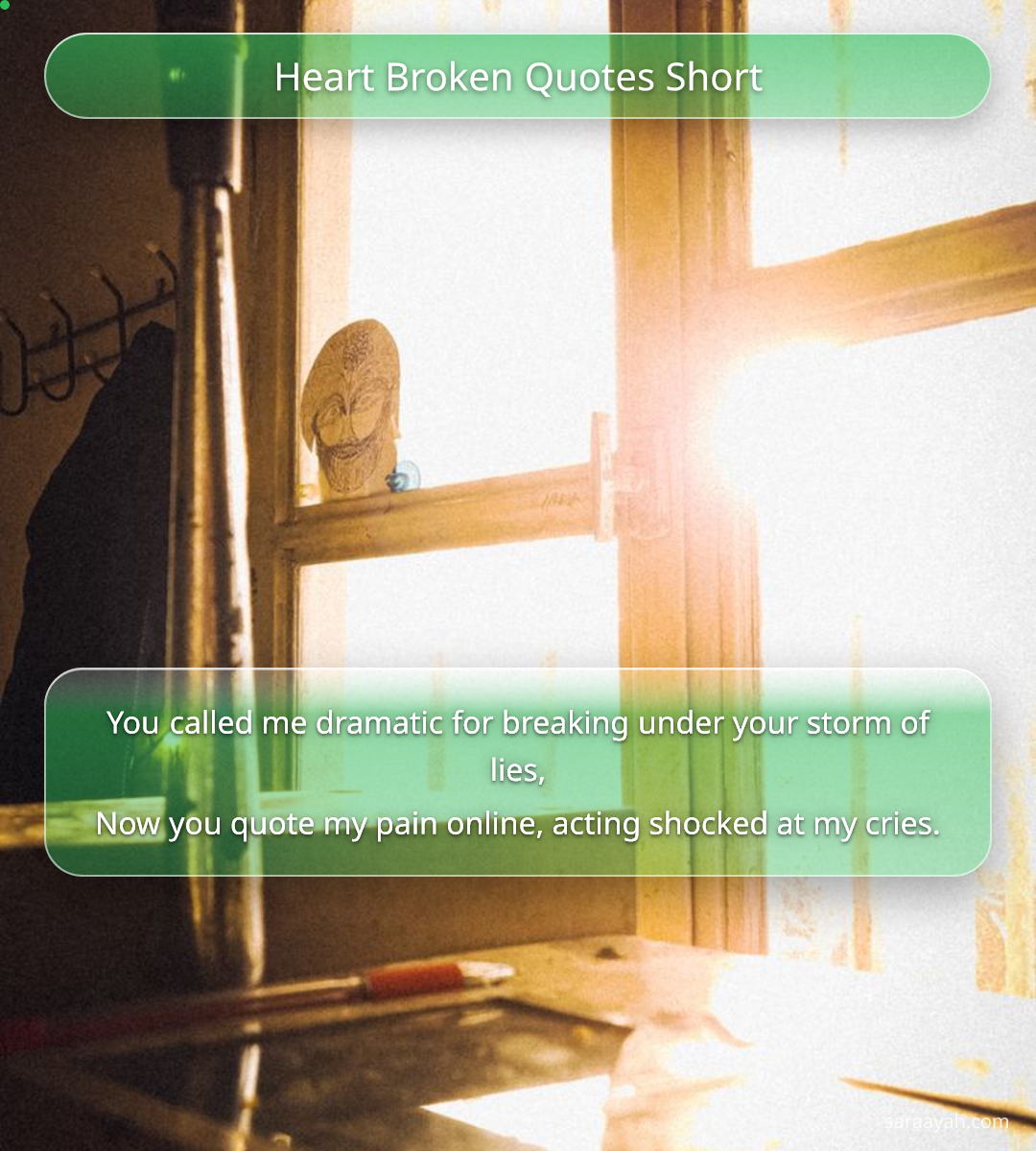 Heart Broken Quotes Short