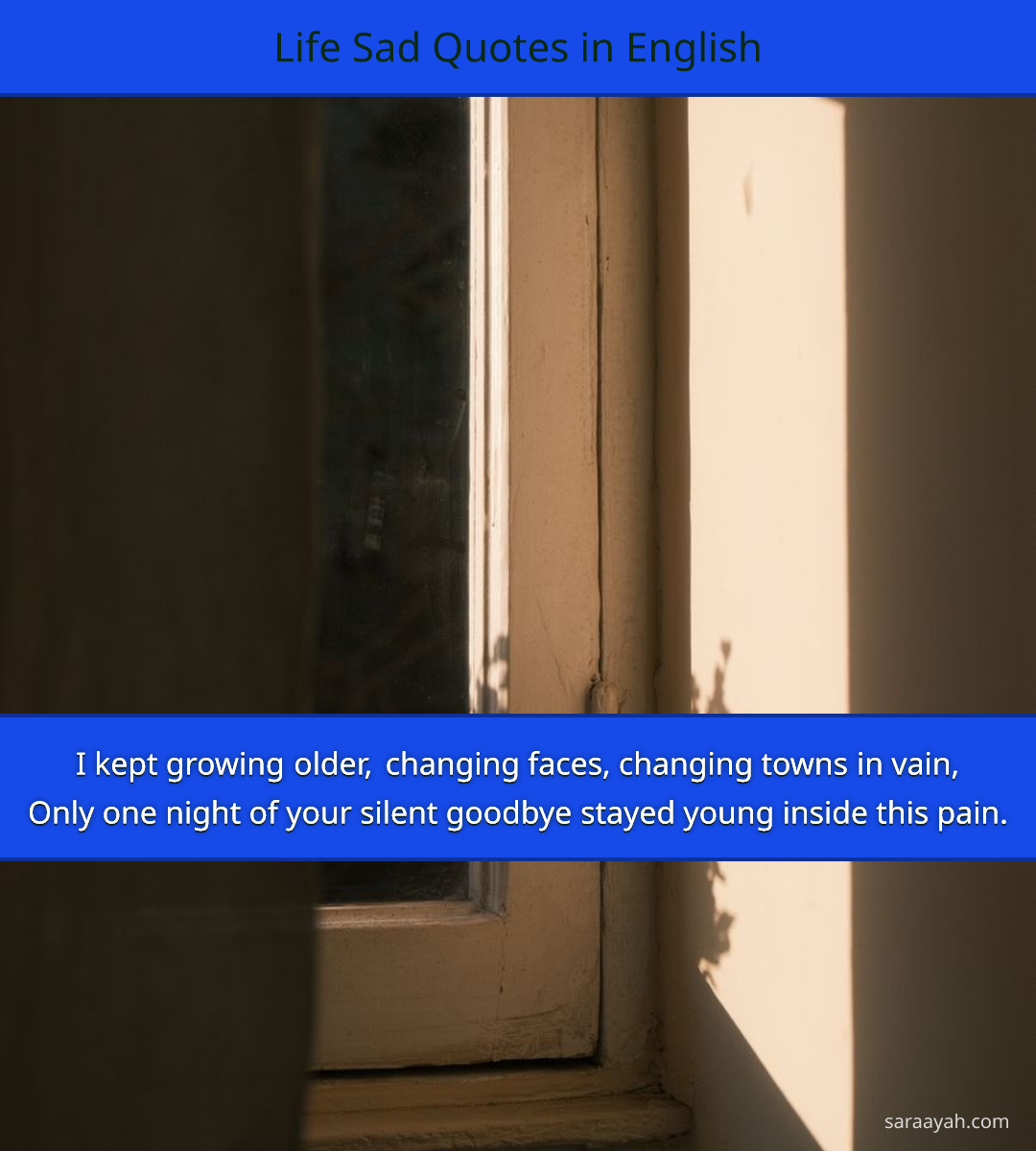 Life Sad Quotes in English