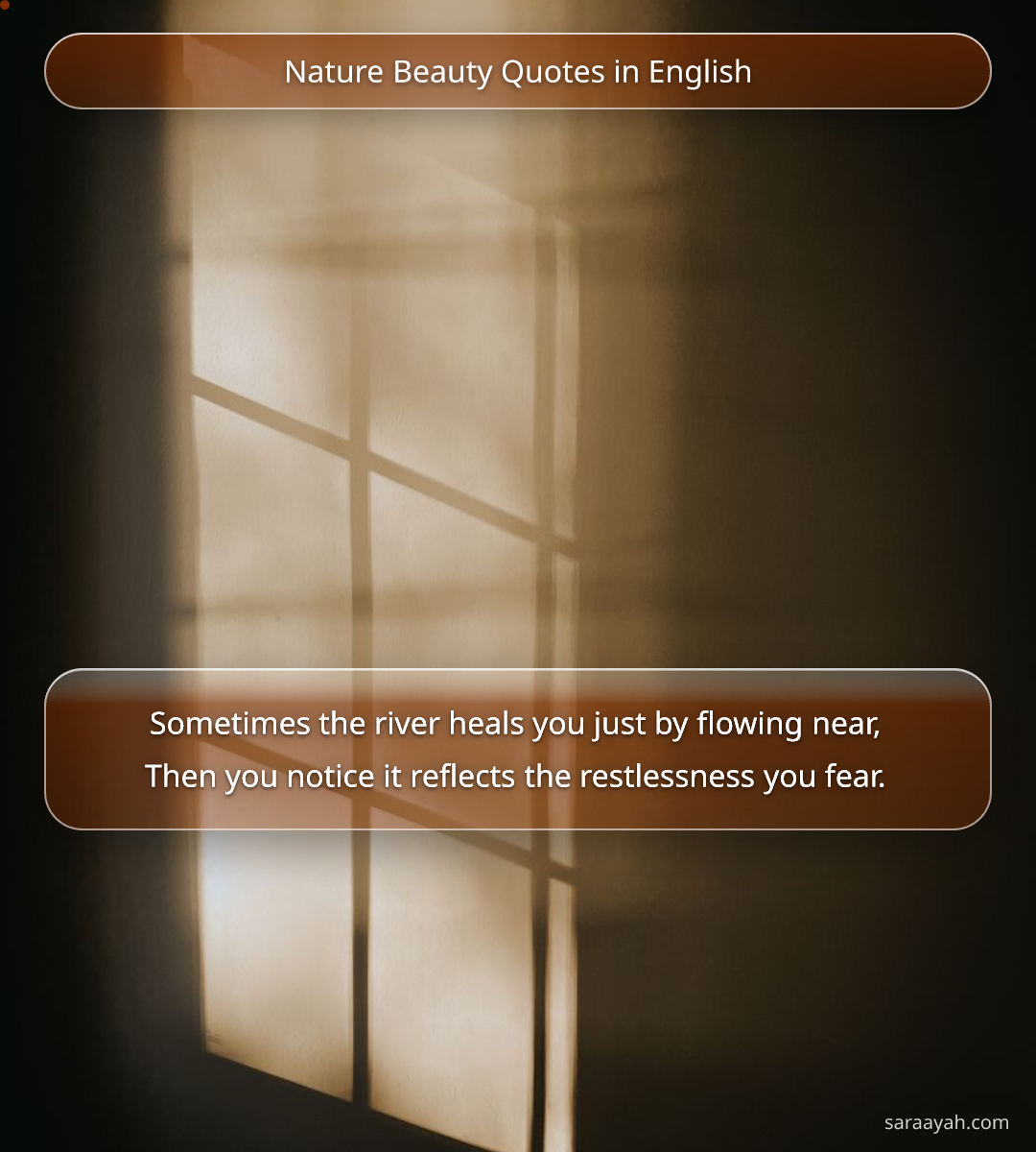 Nature Beauty Quotes in English