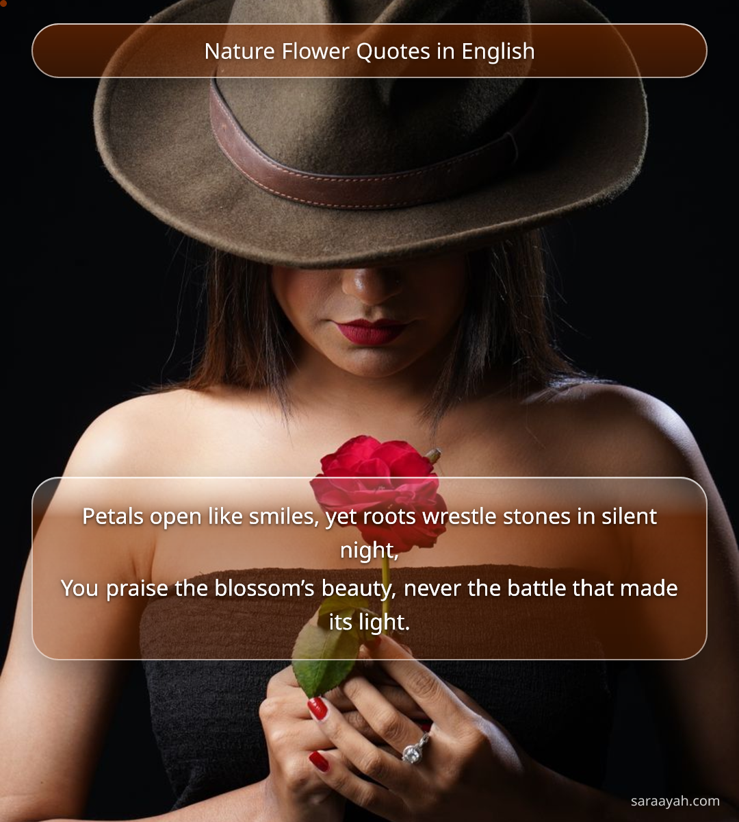 Nature Flower Quotes in English