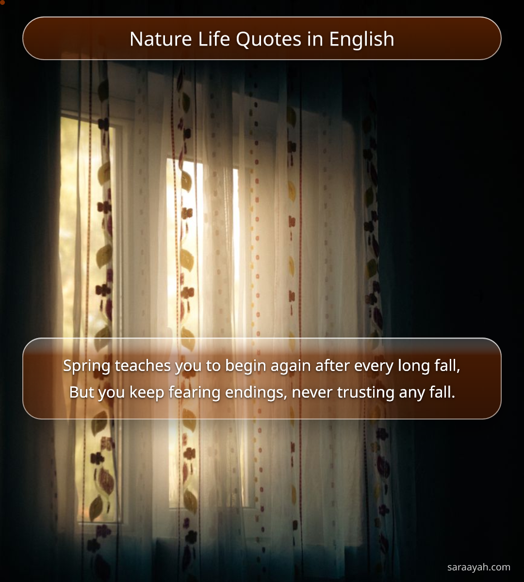 Nature Life Quotes in English
