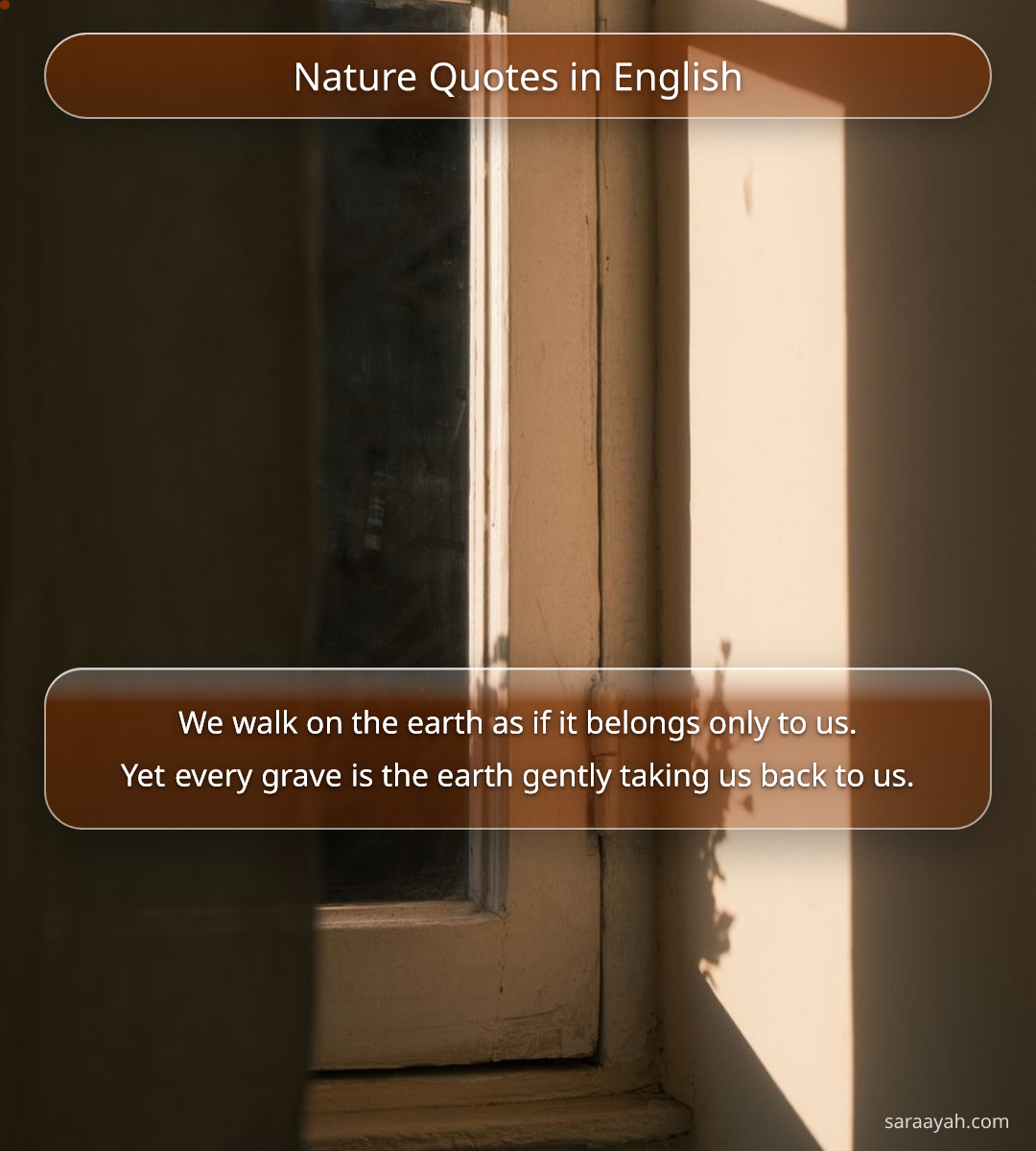 Nature Quotes in English