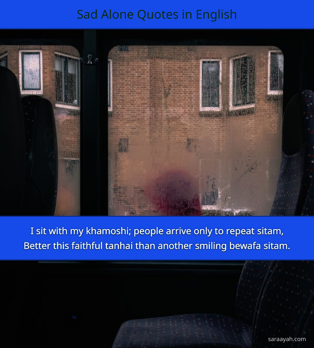 Sad Alone Quotes in English