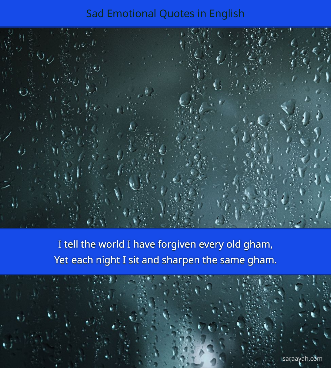 Sad Emotional Quotes in English